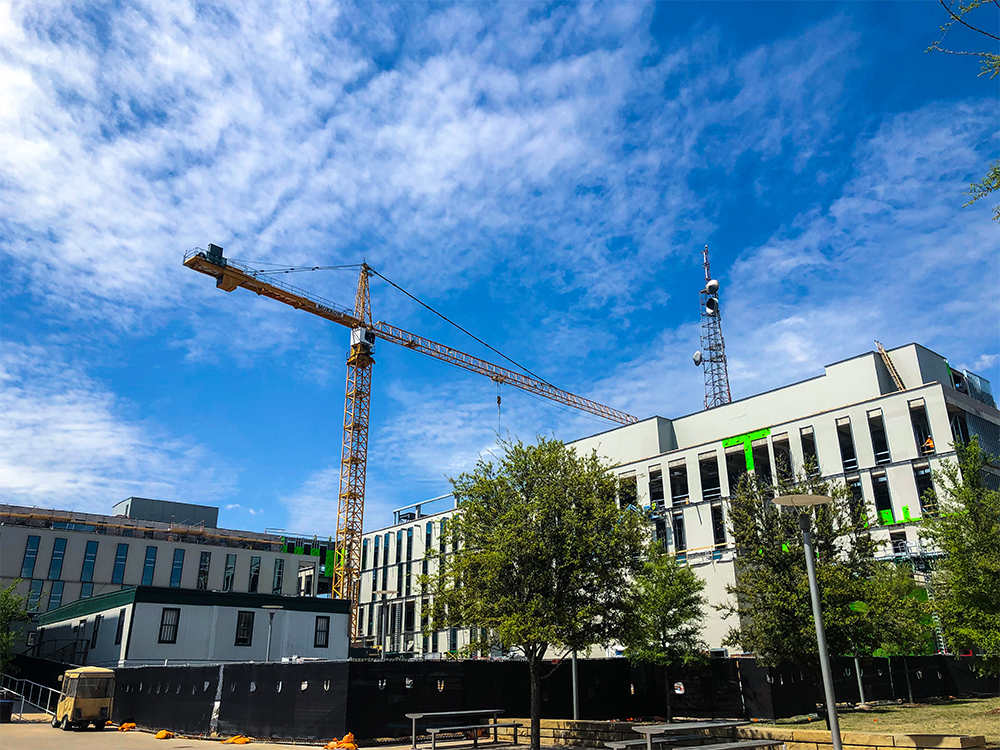 Science Building construction