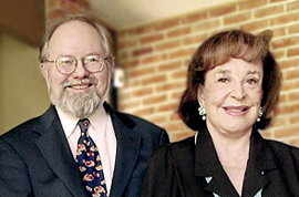 Nancy Hamon with Dr. Richard Brettell