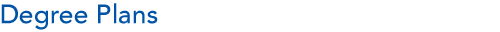 Degree Plans