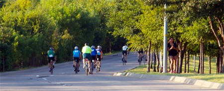 The UT Dallas campus made a nice setting.