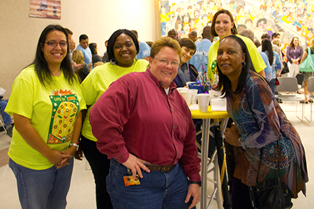 Vanessa Balderrama, Tysh Coleman, Alison Bratton, Michelle Long, and Georgetta Oliver