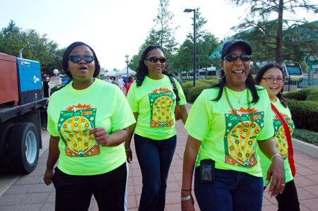 Tysh Coleman, Debra Boss, Georgetta Oliver and Marita Hawkins