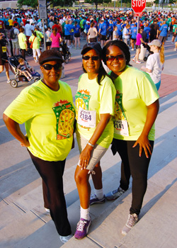 Torye Grant, Georgetta Oliver and Tysh Coleman