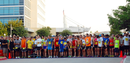 Runners Gather at the Starting Line